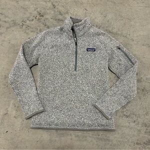 Patagonia better sweater quarter zip jacket medium size small